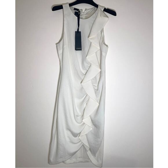 Pinko Bebyblade Ivory Crepe Dress size 42 / US 6 NWT - Picture 3 of 9